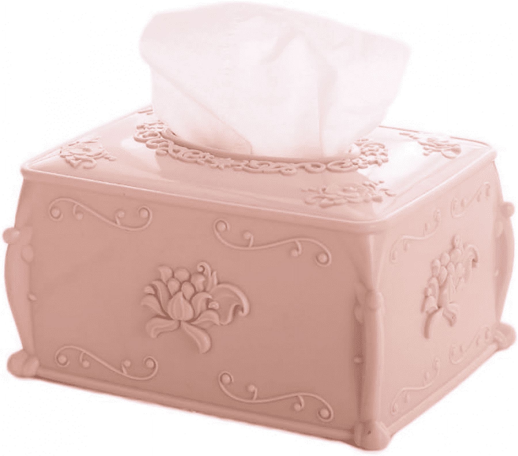 LFOGoods Vintage European Carving Style Facial Tissue Box Holder Cover