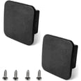 thumbnail image 1 of LFPartS 2 Pack 2" Trailer Hitch Cover Tube Plug Insert Fits 2 inch Receivers and Free Bonus Stainless Steel License Plate Screws, 1 of 3