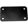thumbnail image 1 of LFPartS Black Motorcycle License Plate Backing Reinforce Plate for Motorcycle License Plate, 1 of 3