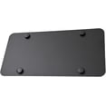 thumbnail image 1 of LFPartS Blank Stainless Steel License Plate (12"x6", Black Matte), 1 of 3
