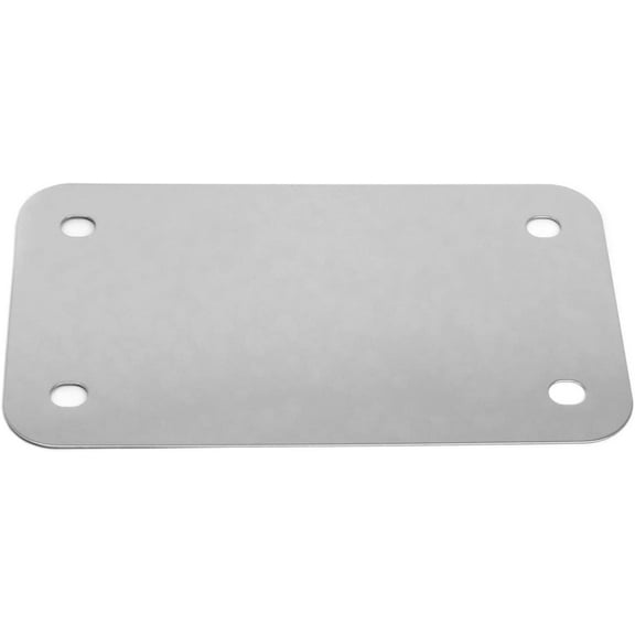 LFPartS Stainless Steel Backing Reinforce Plate for Motorcycle License Plate