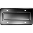 thumbnail image 1 of LFPartS Stainless Steel License Plate Durable Car Tag Holder Backing Reinforce Bracket (Black), 1 of 3