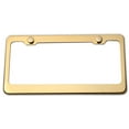 thumbnail image 1 of LFPartS Stainless Steel License Plate Frame (Gold), 1 of 3
