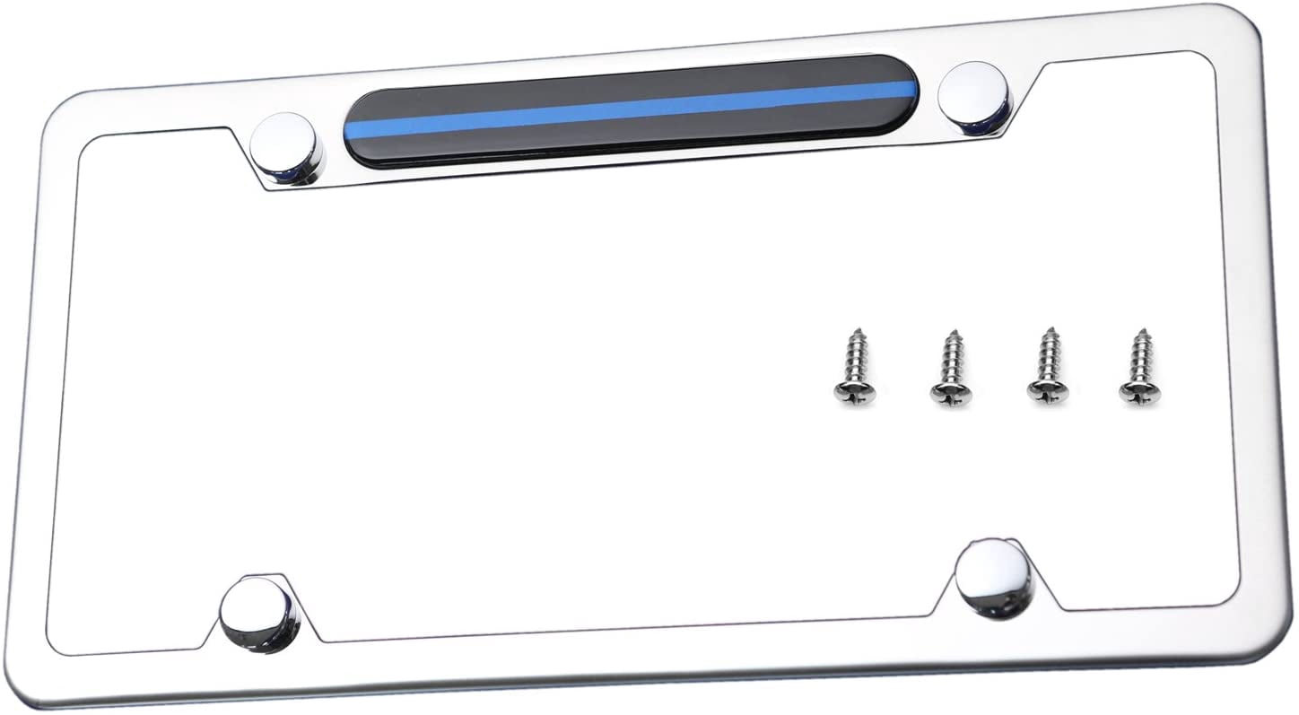 Ohuhu License Plate Frames, 2 Pcs 4 Holes Slim | Ubuy