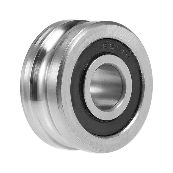 LFR50/8-6 U-Groove Ball Bearing 8x24x11mm Guide Pulley Bearings for 6mm Shaft