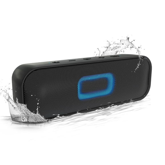 LFS Bluetooth Speakers, Portable Wireless Speaker, 20W Sound, 20H Playtime, IPX7 Waterproof Shower Speaker, Wireless Stereo Pairing Small Speaker for Home, Travel, Outdoor, Beach