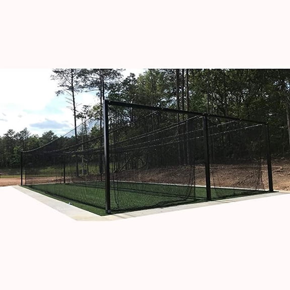 LFS Sport Netting #30 HDPE Batting Cage Net - 12' x 14' x 70'