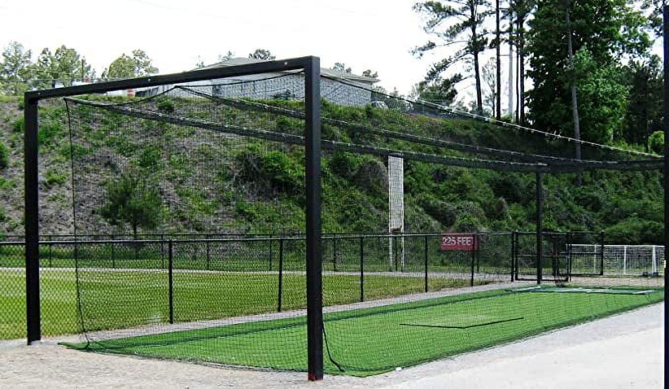 LFS Sport Netting #42 HDPE Baseball Practice Batting Cage Net, Black ...