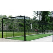 LFS Sport Netting #42 HDPE Batting Cage Net, Black, 12 x 14 x 55