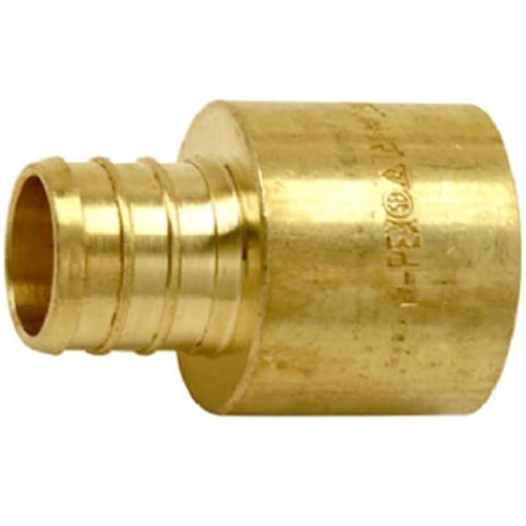 LFWP11B-1212PB 0.75 in. Brass Barb Insert x 0.75 in. Female Pipe Sweat Adapter 10 Pack