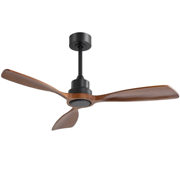 LFXLKVI 48 Inch Ceiling Fans, Traditional Indoor Outdoor Ceiling Fan with No Light, 6-Speed Remote Control, Reversible DC Motor, ETL (white)
