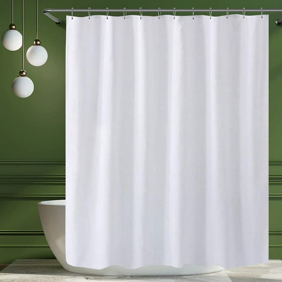 LFhope Shower Curtains & Liners Soft & Light Quality 72x72 Waterproof Easy Care