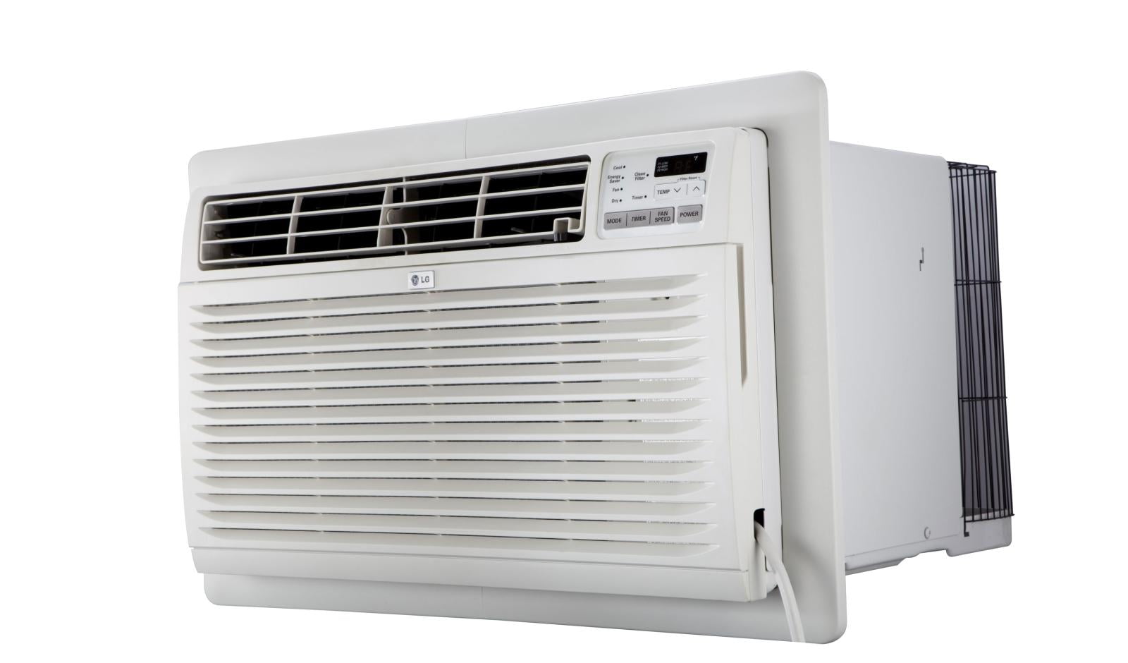 LG 10,000 BTU White Through-the-Wall Air Conditioner with Heater and Remote