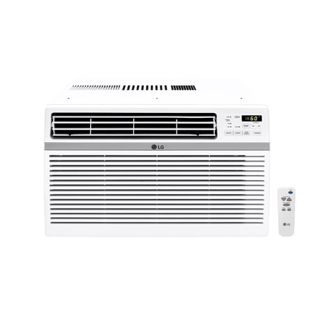 LG 10,000 BTU 115V Window-Mounted Air Conditioner with Remote Control, LW1016ER