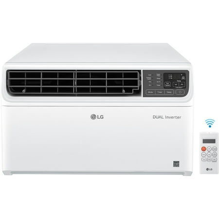 LG - 450 Sq. Ft. 10,000 BTU Smart Window Air Conditioner - White