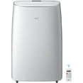 thumbnail image 1 of LG 115V Dual Inverter Portable Air Conditioner with Wi-Fi Control in White for Rooms up to 450 Sq. Ft., LP1419IVSM, 1 of 26