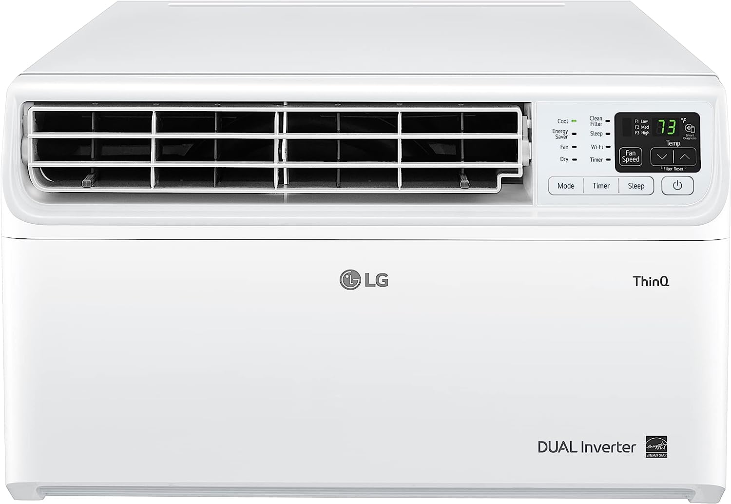 10,000 BTU White Dual Inverter Smart Wi-Fi Window Air Conditioner