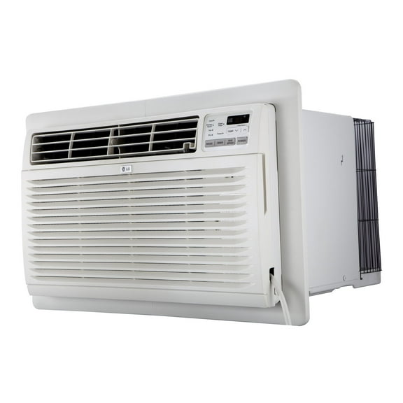 LG 11,200 BTU 230V Through-the-Wall Air Conditioner with 11,200 BTU Supplemental Heat Function, LT1237HNR