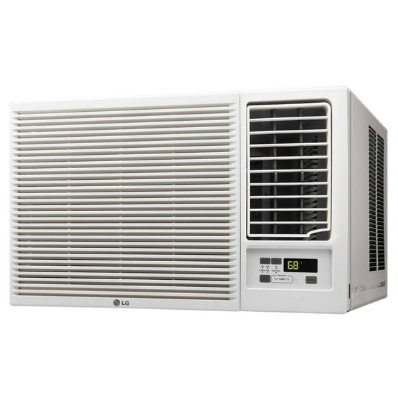 LG 11,500/12,000 BTU 230V Window Air Conditioner with 9,200/11,200 BTU Supplemental Heat Function