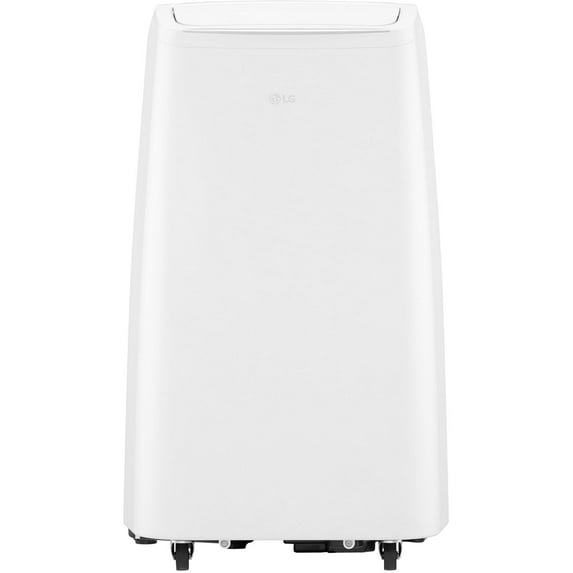 LG 115V Portable Air Conditioner with Remote Control in White for Rooms up to 300 Sq. Ft.