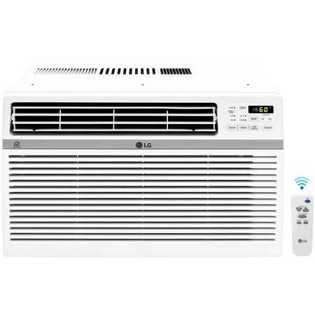 LG - 550 Sq. Ft. 12,000 BTU Smart Window Air Conditioner - White