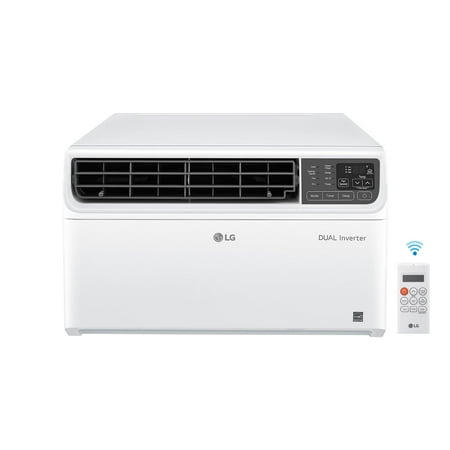 LG - 550 Sq. Ft. 12,000 BTU Smart Inverter Window Air Conditioner - White