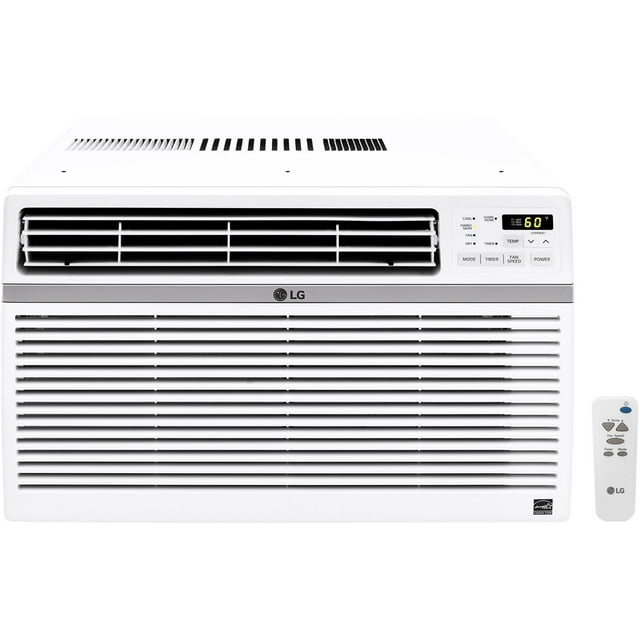 LG 12,000 BTU Window Air Conditioner, Cools 550 Sq.Ft. (22' x 25' Room Size), Quiet Operation, Electronic Control with Remote, 3 Cooling & Fan Speeds, ENERGY STAR, Auto Restart, 115V