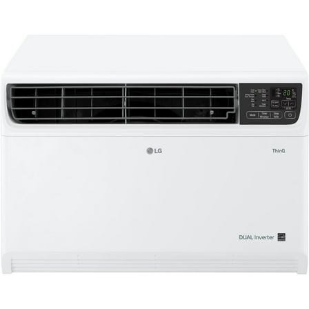 LG 14,000 BTU 700 Sq. ft 115-Volt New Window Air Conditioner with Wi-Fi and Remote, White, LW1522IVSM