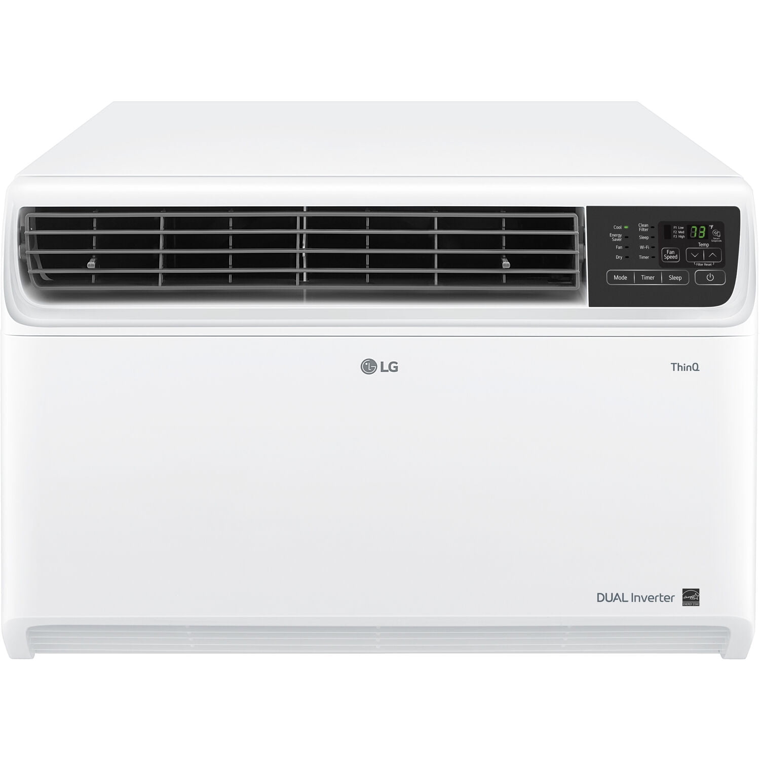 LG 10,000 BTU Dual Inverter Smart Wi-Fi Portable Air Conditioner - White