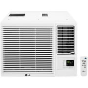 LG 18,000 BTU Window Air Conditioner with 12,000 BTU Heat, White, LW1823HR