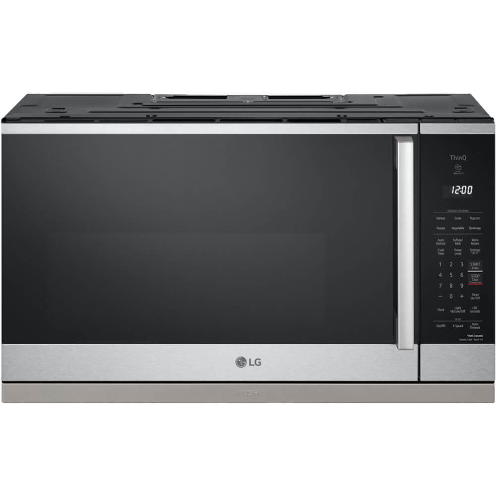 LG 2.1 Cu. Ft. Over-the-Range Smart Microwave Oven with 1,050 Watts in Stainless Steel MVEL2125X