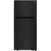 LG 20.2 cu Ft. ENERGY STAR Top Freezer Refrigerator, Black