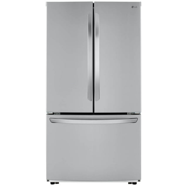 LG 23 cu.ft. Counter Depth French Door Refrigerator - Stainless Steel