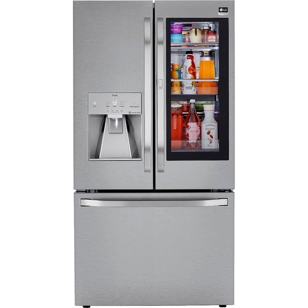 LG 24 Cu. Ft. Counter Depth French Door Refrigerator-PrintProof Stainless Steel