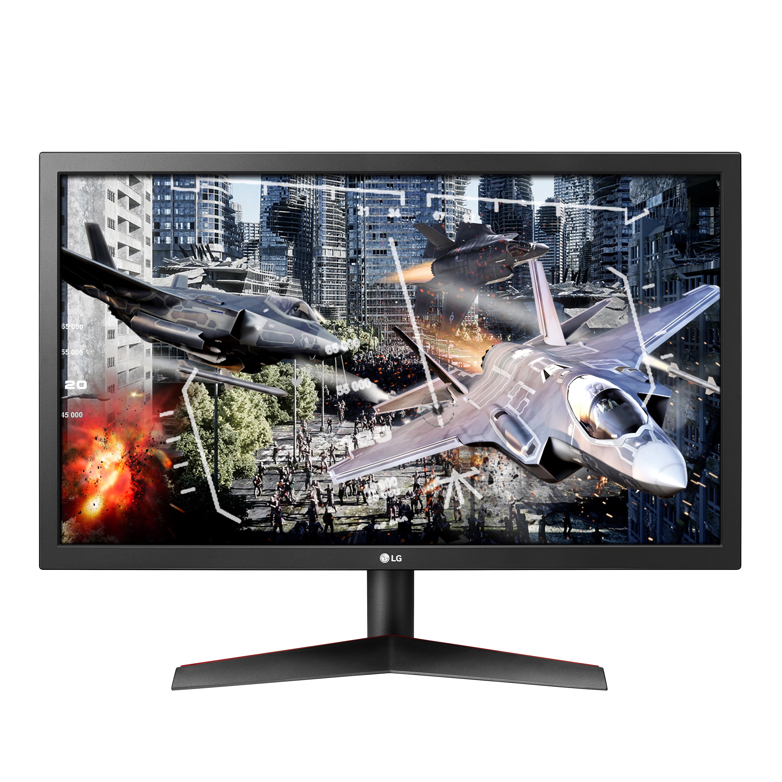 LG 24” UltraGear™ FHD 144Hz 1ms Gaming Monitor with FreeSync (1920 x 1080)  - 24GN50W-B