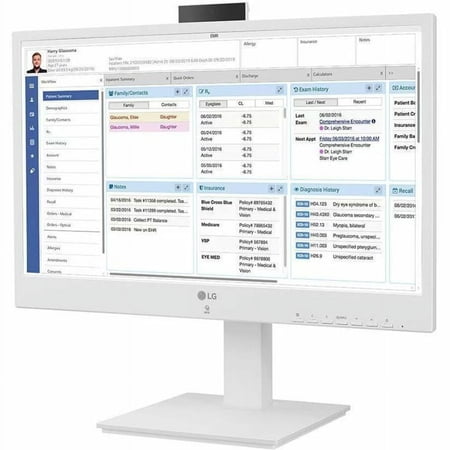 LG 23.8" Full HD All-In-One Thin Client Computer, Intel Pentium N6005, 8GB RAM, 16GB SSD, 24CR671NK-6P