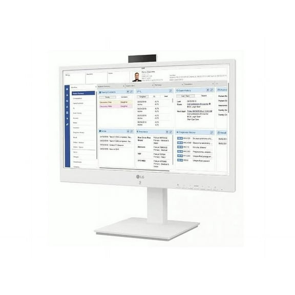 LG 23.8" Full HD All-In-One Thin Client Computer, Intel Pentium N6005, 8GB RAM, 16GB SSD, 24CR670NK6P