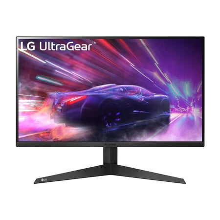 LG 24GQ50B-B 24" Class Full HD Gaming LED Monitor, 16:9, High Glossy Black, Textured Black