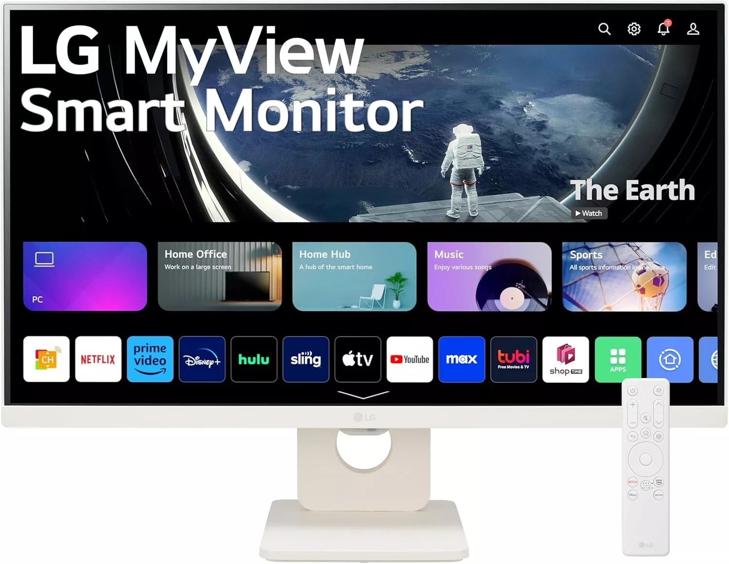 LG 25SR50F-W MyView Smart Monitor 25-Inch (1920x1080) IPS Display