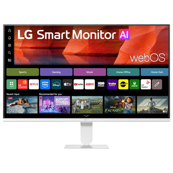 LG 27 inch FHD IPS Smart Monitor with webOS and 120Hz Refresh Rate
