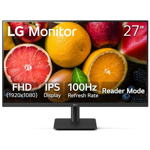 LG 27" IPS 1080p FHD 100Hz Computer Monitor, 27MS540W-B