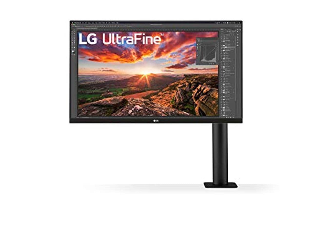 LG 27" IPS UHD IPS Monitor for Business with Ergonomic Stand 5 ms FreeSync (AMD Adaptive Sync) 3840 x 2160 (4K) HDMI, DisplayPort, USB, Audio Flat Panel UltraFine 27BN88U-B