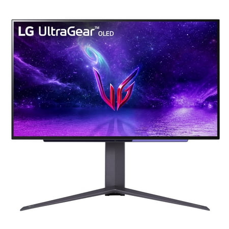 LG - UltraGear 27" OLED QHD 240Hz 0.03ms FreeSync and NVIDIA G-SYNC Compatible Gaming Monitor with HDR10 - Black