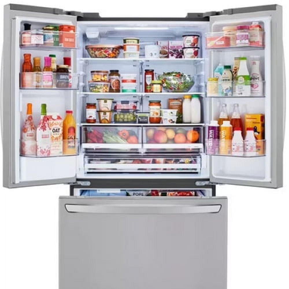 LG 27 cu ft. 3 Door French Door Counter Depth Refrigerator with