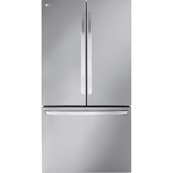 LG 27 cu ft. 3 Door French Door Counter Depth Refrigerator with Internal Water Dispenser LRFLC2706S