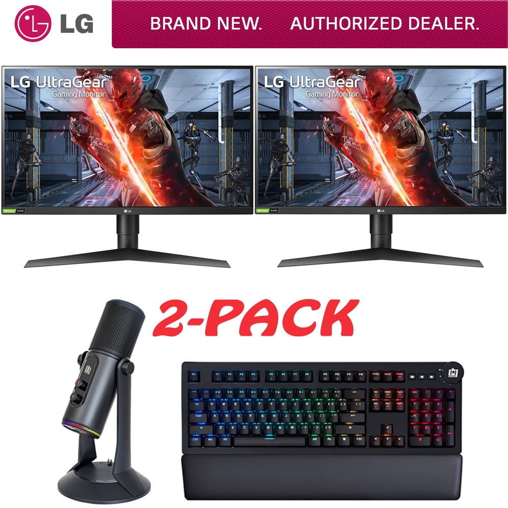 LG 27GN750-B - Monitor Gaming LG UltraGear (Panel IPS: 1920x1080p, 16:9,  400 cd/m², 1000:1, 240Hz, 1ms); DPx1, HDMIx2, USB-Ax3; G-Sync Compatible;  Regulable en altura e inclinacion y pivotable, F