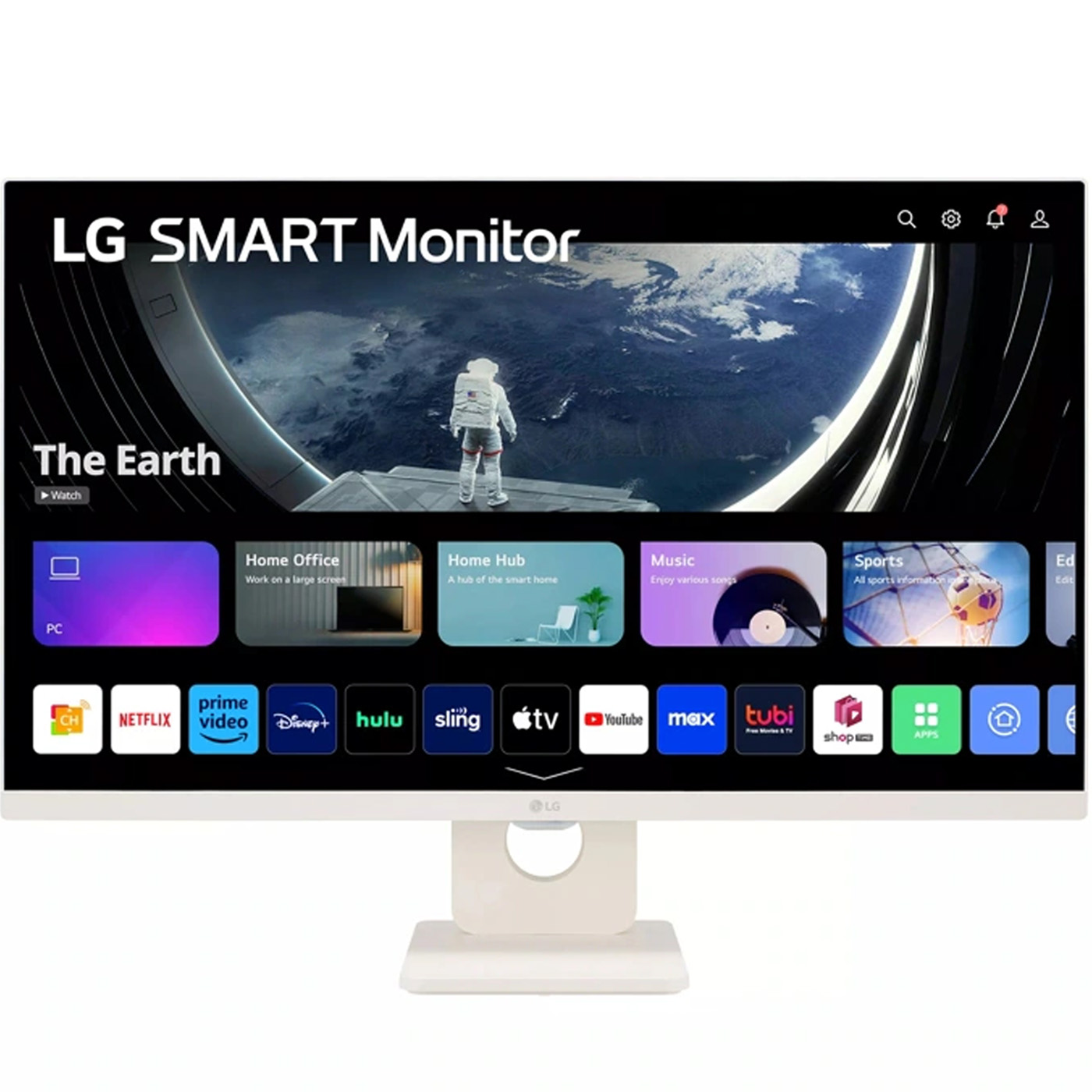LG 27SR50F 27" FHD 1920x1080 60Hz LCD IPS Smart Monitor White - image 1 of 6