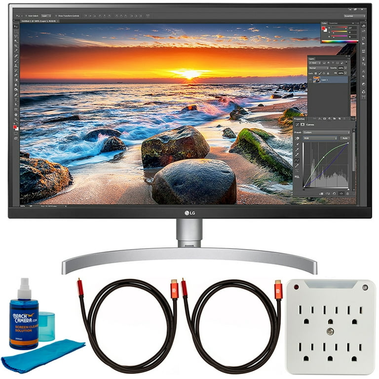 LG 27UL850-W 27-inch 4K UHD IPS LED Monitor with VESA DisplayHDR