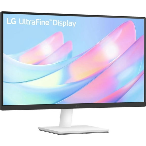LG 27US500-W Ultrafine Monitor 27-Inch 4K UHD (3840x2160) HDR10 IPS Borderless Design Reader Mode Flicker Safe Switch App HDMI DisplayPort - White