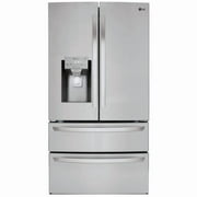 LG 28 Cu. ft. Smart Wi-Fi Enabled French Door Refrigerator, Stainless Steel LMXS28626S